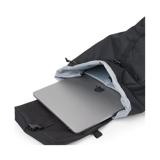 HELLOLULU Saro Utility Flap Backpack Mchar.Black - LOG-ON