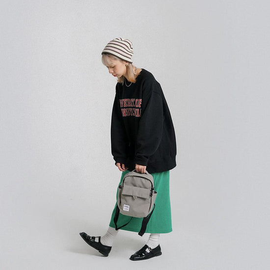 HELLOLULU Carter Jr Mini Daypack Soft Gray - LOG-ON