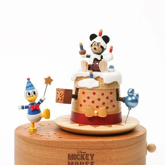 WOODERFUL LIFE Music Go Round Disney Mickey&Cake - LOG-ON
