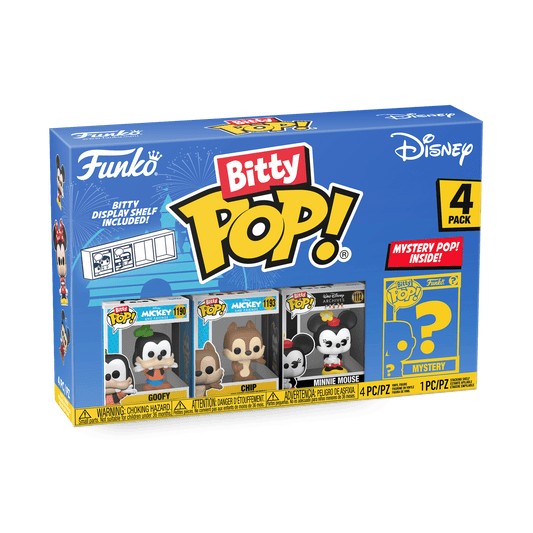 FUNKO Bitty POP Disney Goofy 4PK - LOG-ON