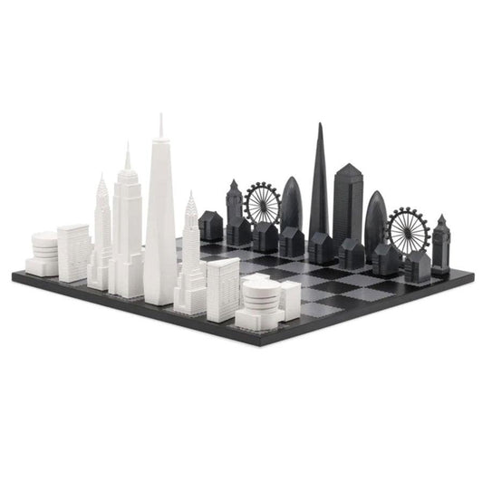 SKYLINE_CHESS Skyline Chess London vs New York Acrylic