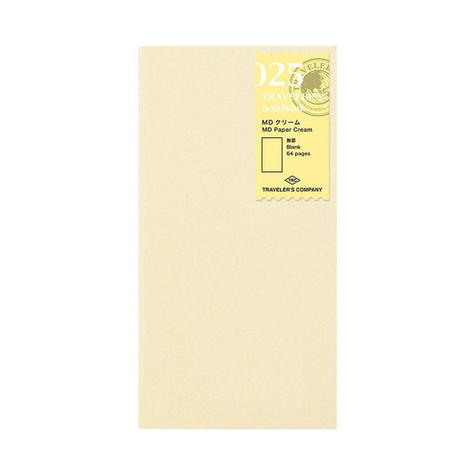 TRAVELER'S NOTEBOOK TN Refill MD Paper Cream - LOG-ON