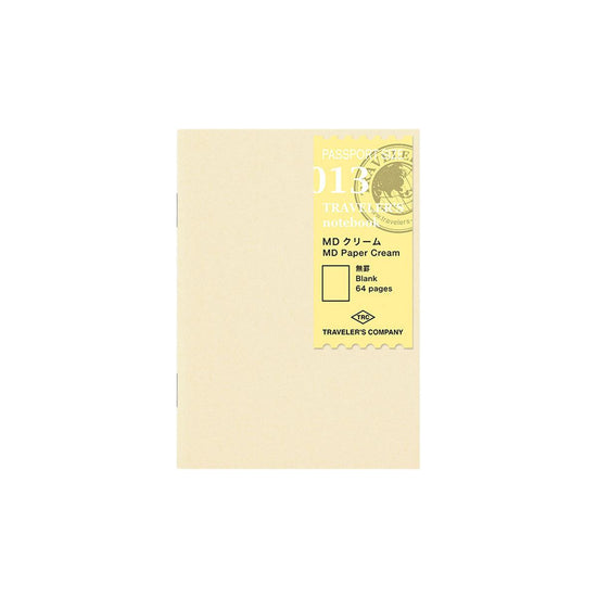 TRAVELER'S NOTEBOOK TN Passport Size Refill MD Paper Cream - LOG-ON