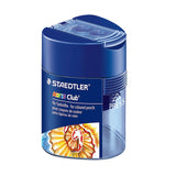 STAEDTLER Double Hole Pencil Sharpener - Blue - LOG-ON