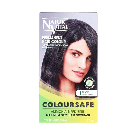 NATUR VITAL Permanent Hair Color (1-Blk Hair) - LOG-ON