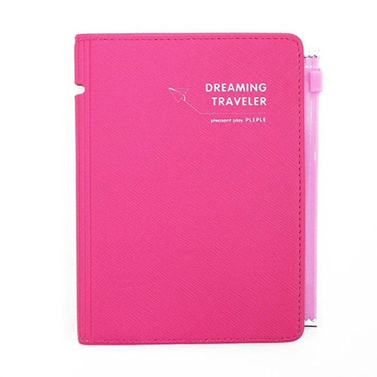 PLEPLE Dreaming Traveller Passport - Hot Pink