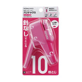 KOKUYO Harinacs Staplers 10 Pages - Pink  (136g) - LOG-ON