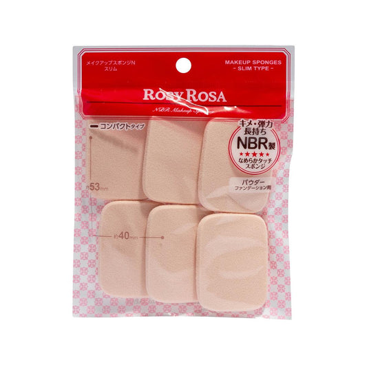 ROSY ROSA Makeup Sponge 6'S - Rectangle  (12g)