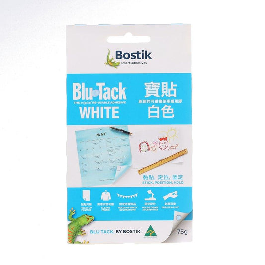 BOSTIK Bostik Blu Tack 75g - White - LOG-ON