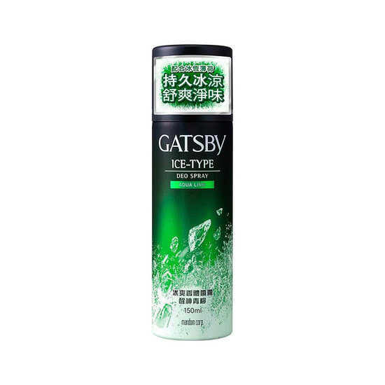 GATSBY Ice-Type Deo Spray (Aqua Lime) 150Ml - LOG-ON