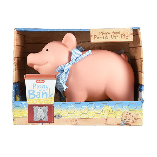 SCHYLLING Rubber Piggy Bank - LOG-ON