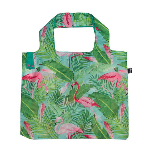 LOQI Foldable Bag-Flamingos