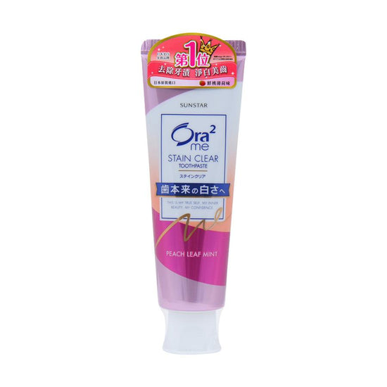 ORA2 Ora2 Me Stainclear Toothpaste Peach Mint (140g) - LOG-ON