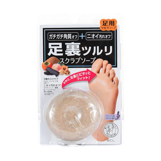 BCL Tsururi Polishing Scrub Soap For Foot  (80g)