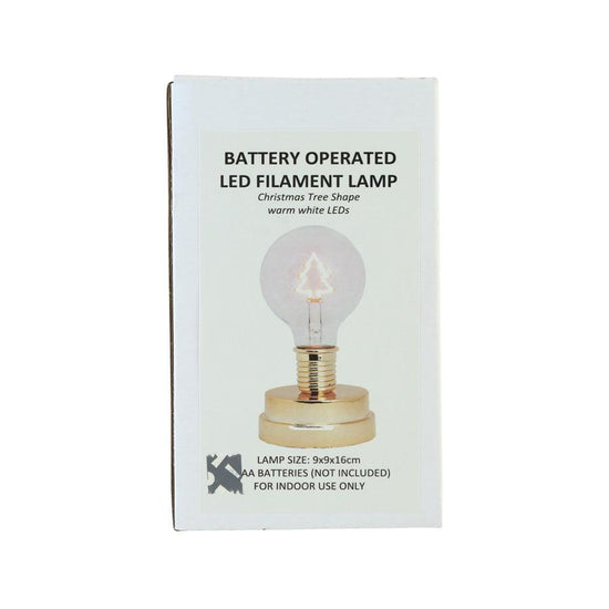 TRENDECOR LED Filament Lamp - XmasTree - LOG-ON