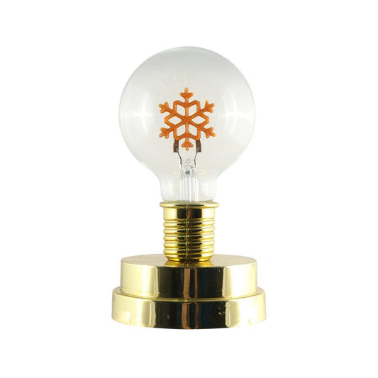 TRENDECOR LED Filament Lamp - Snowflake - LOG-ON