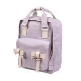DOUGHNUT Macaroon Mini Ribbon Backpack - Power Purple - LOG-ON