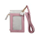 LOG-ON Crush PU Cardcase - Pink and White - LOG-ON