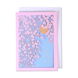EASE Sakura Card Laser Cut - Blue - LOG-ON