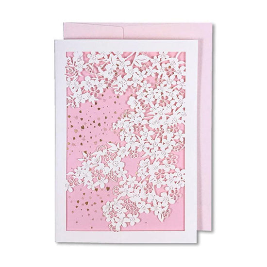 EASE Sakura Card Laser Cut - Pink - LOG-ON