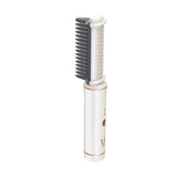 VIDAL SASSOON Rechargeable Mini Hot Brush - White - LOG-ON