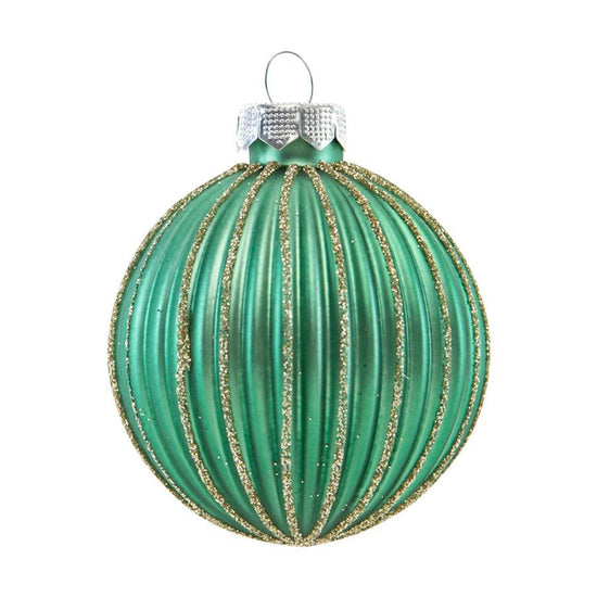 INGE Glass Ornament Ball, Winter Jade, 6 cm - LOG-ON