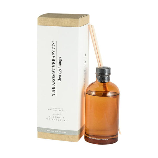 THE AROMATHERAPY COMPANY Therapy Diffuser 250mL - Unwind - Coconut & Water Flower - LOG-ON