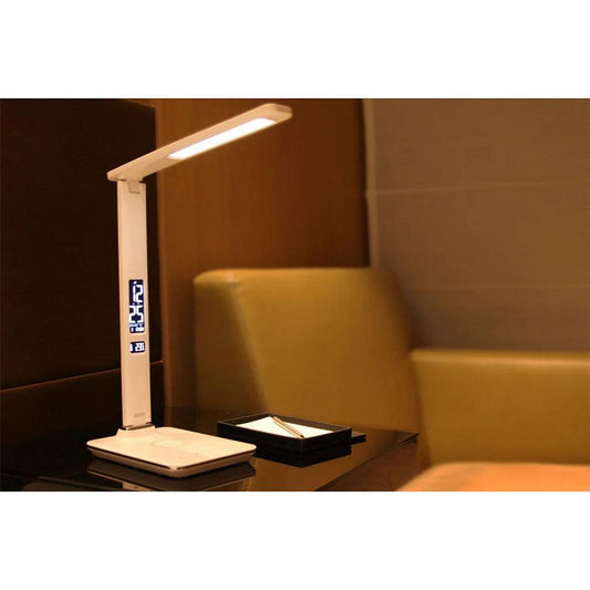 HARMONICZ Wireless Charging Clock With Led Desk Lamp