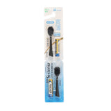 SYSTEMA Sonic X Superthin Wide Spiral Black Toothbrush Refill + Battery 2pcs - LOG-ON
