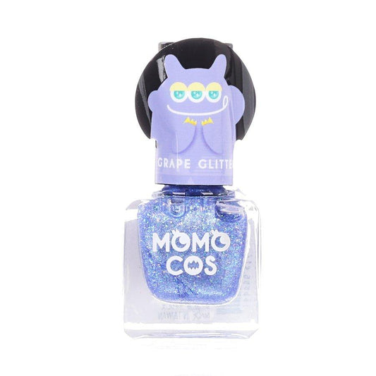 BEAUTY WORLD MOMO COS Peel Off Manicure - Grape Glitter  (6mL)
