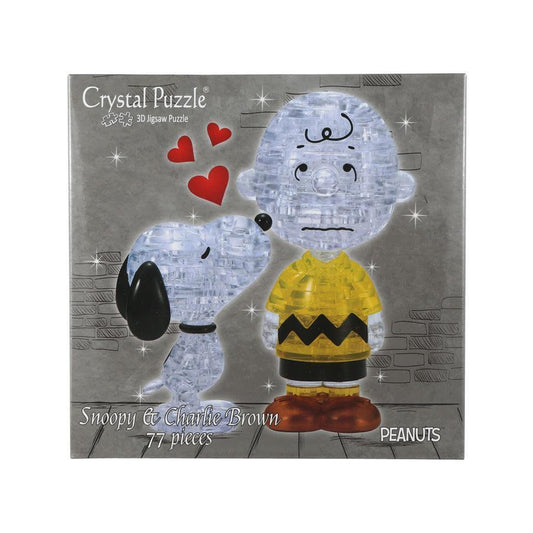 3D CRYSTAL PUZZLE 3D Crystal Puzzle - Snoopy & Charlie - LOG-ON