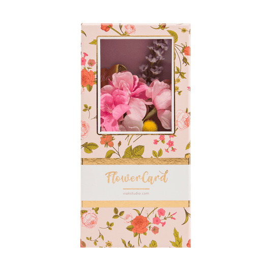 VIA-K FLOWER CARD - LUCK & LOVE