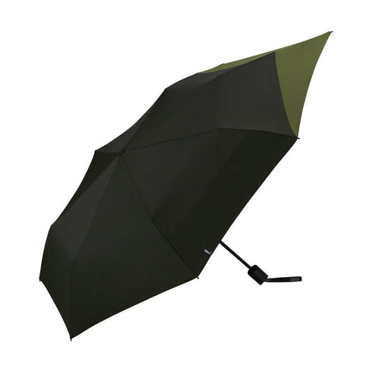 W.P.C. Back Protect Folding Umbrella Black X Khaki  (300g)