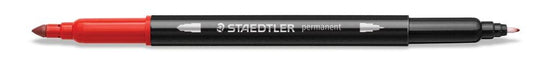 STAEDTLER Double-Ended Permanent Pens 18 PCS - LOG-ON