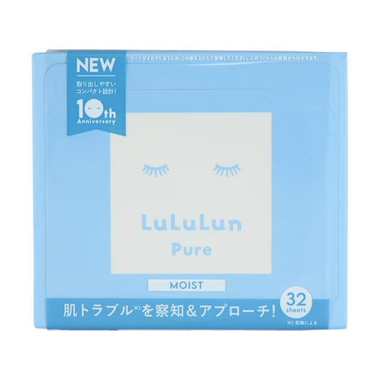 LULULUN Pure Face Mask Moist 32pc  (32pcs)