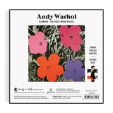 GALISON Andy Warhol Flowers 144 Piece Wood Puzzle - LOG-ON