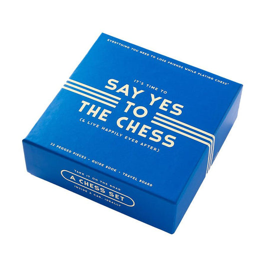 BRASS MONKEY Say Yes To The Chess Game Set