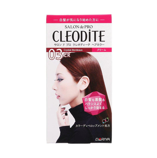 CLEODITE Hair Color Cream 03 Crystal Bordeaux - LOG-ON