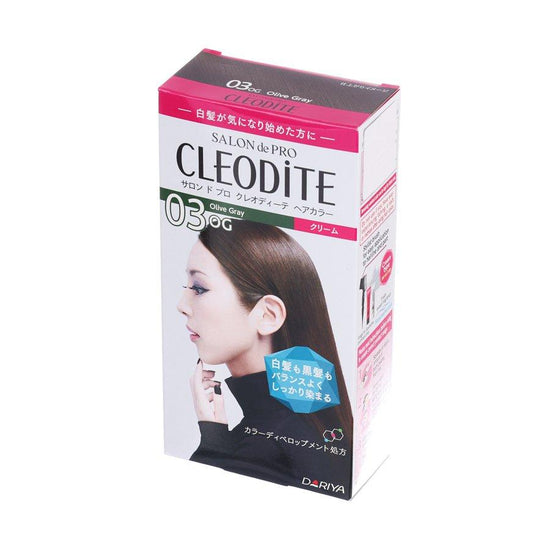 CLEODITE Hair Color Cream 03 Olive Gray - LOG-ON