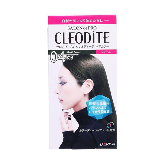 CLEODITE Hair Color Cream 04 Khaki Brown - LOG-ON