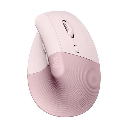 LOGITECH Lift Vertical Ergonomic Mouse Pink