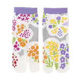 SOUSOU Tabi Socks (Low-Cut) Chrysanthemum - LOG-ON