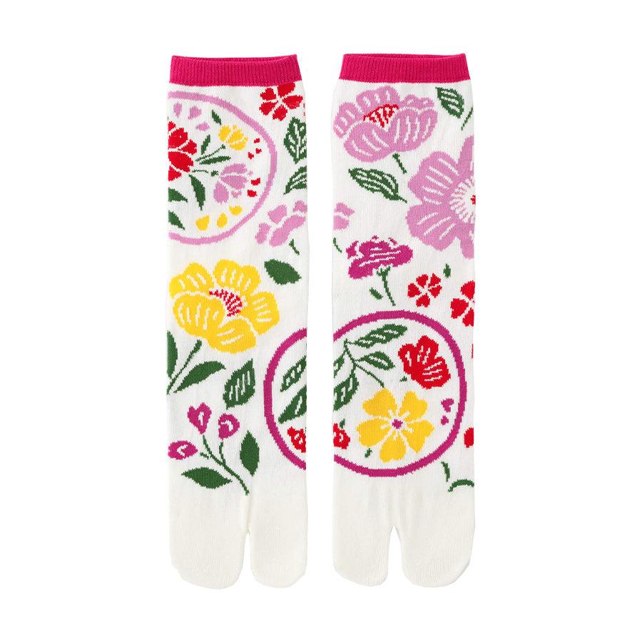 SOUSOU Tabi Socks (Low-Cut) Japanese Rose