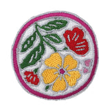 SOUSOU Embroidery Brooh Sakura - LOG-ON