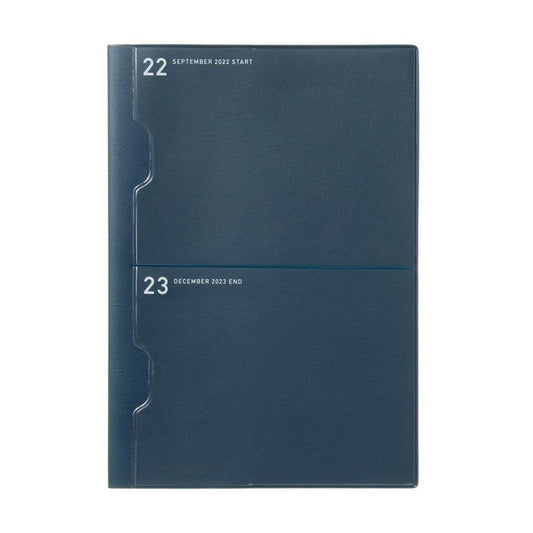 LACONIC A5 Monthly 2 Pockets - Navy  (170g)