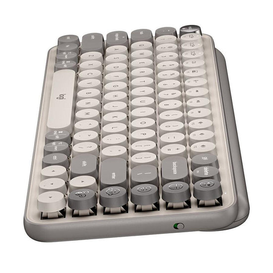 LOGITECH Pop Keys Wireless Keyboard Sand - LOG-ON