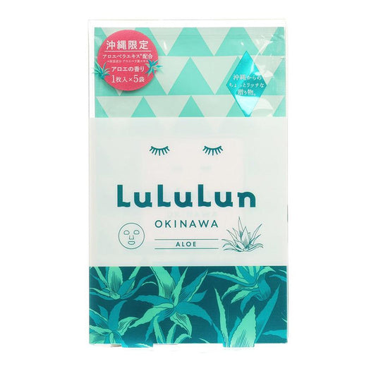 LULULUN Premium Face Mask Okinawa Aloe 5 sheets  (150ml)