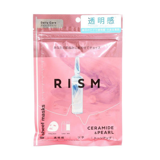 SUN SMILE Rism Daily Care Mask - Ceramide & Pearl  (8pcs)