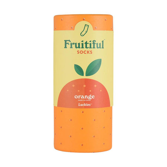 LUCKIES Fruitful Fruit Socks Orange - LOG-ON