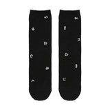 SOUSOU Round Toe Tabi Socks (Mid-Calf) Hiragana - LOG-ON